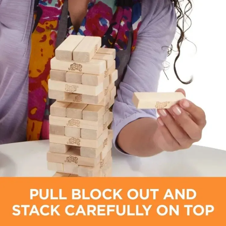 2-in-1 Jenga Mini Stacking Tower