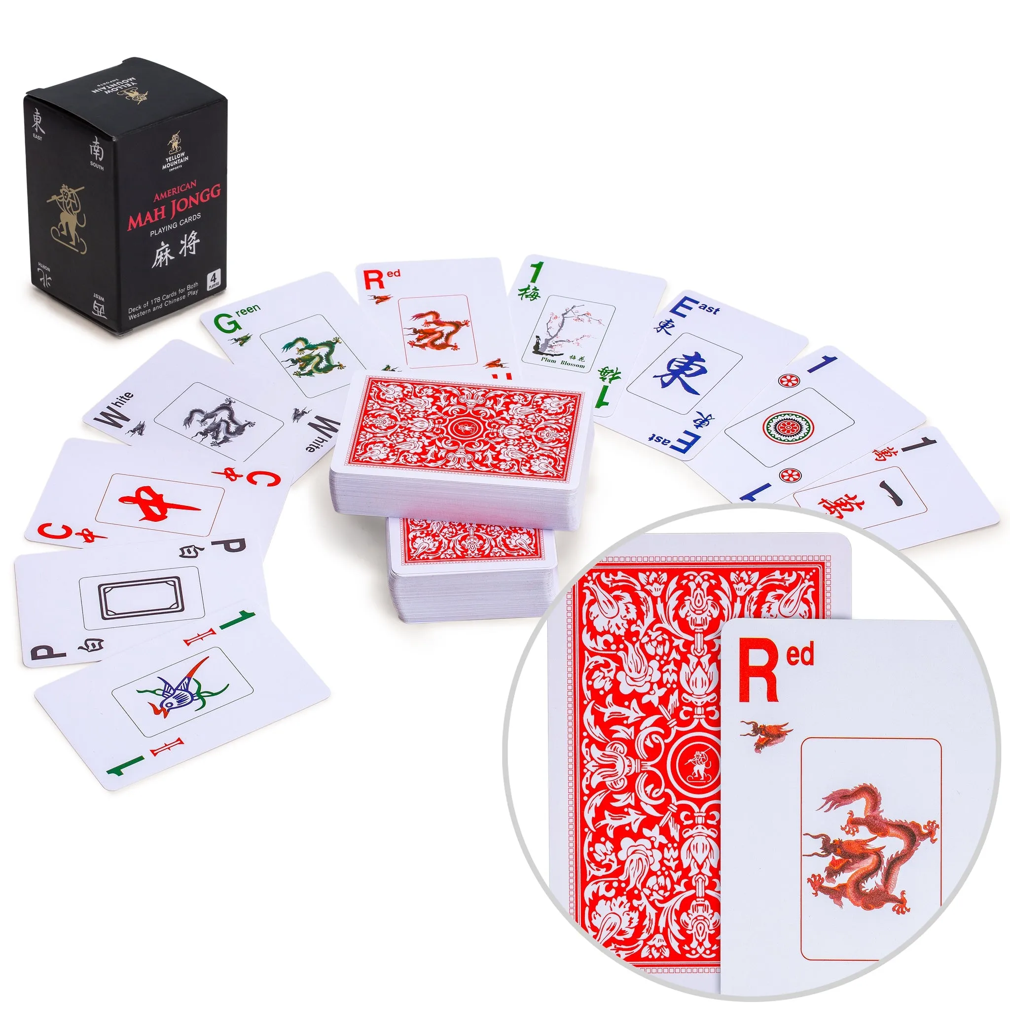 American Mah Jongg (Mahjong) Playing Cards - 178 Card Set