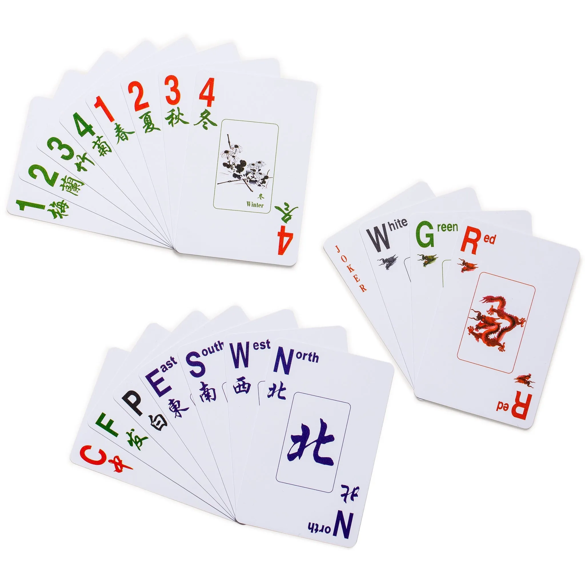 American Mah Jongg (Mahjong) Playing Cards - 178 Card Set