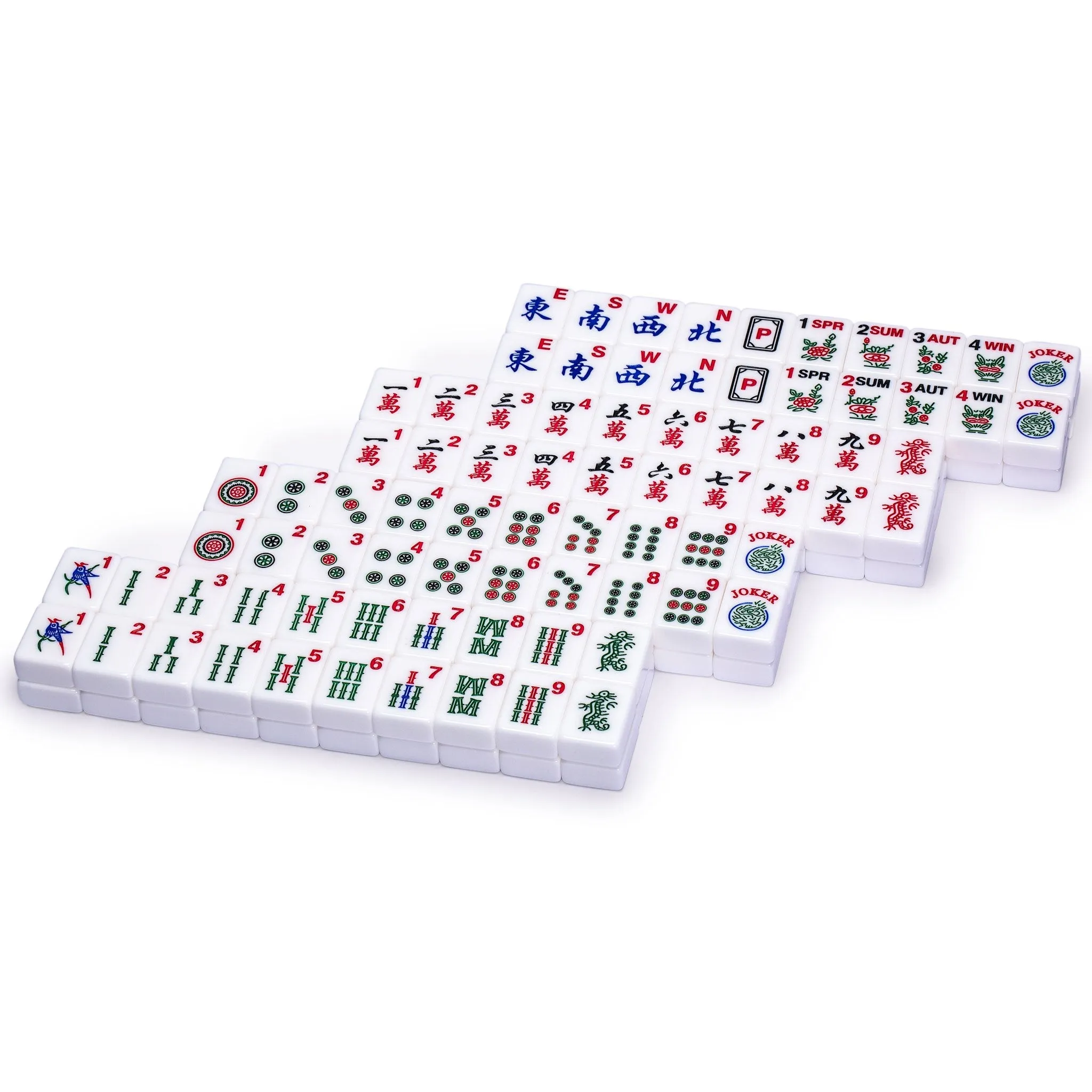 American Mahjong Set of 166 Tiles - "Easy Reader"