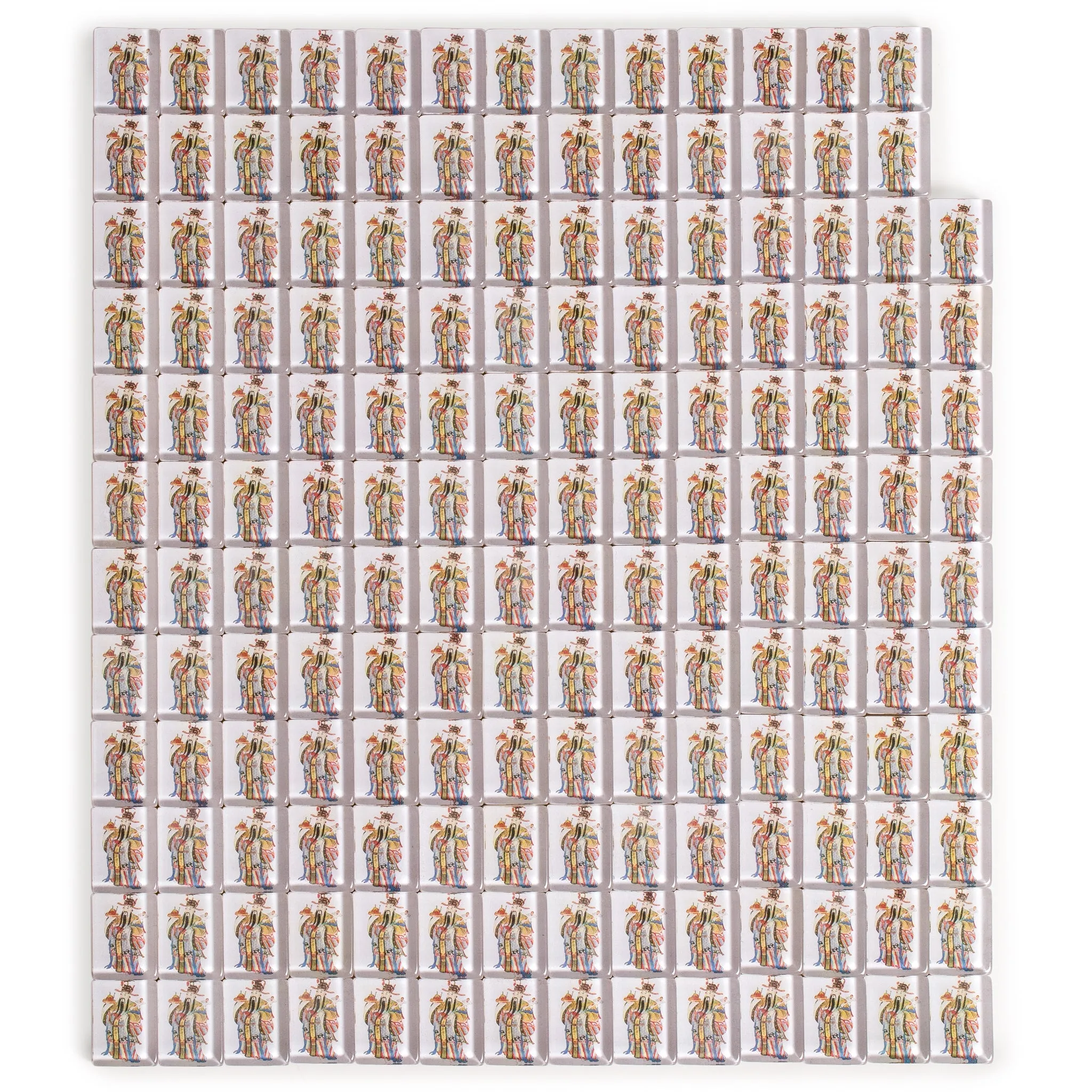 American Mahjong Set of 166 Tiles - "God of Fortune"