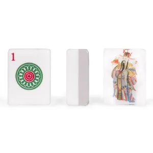 American Mahjong Set of 166 Tiles - "God of Fortune"