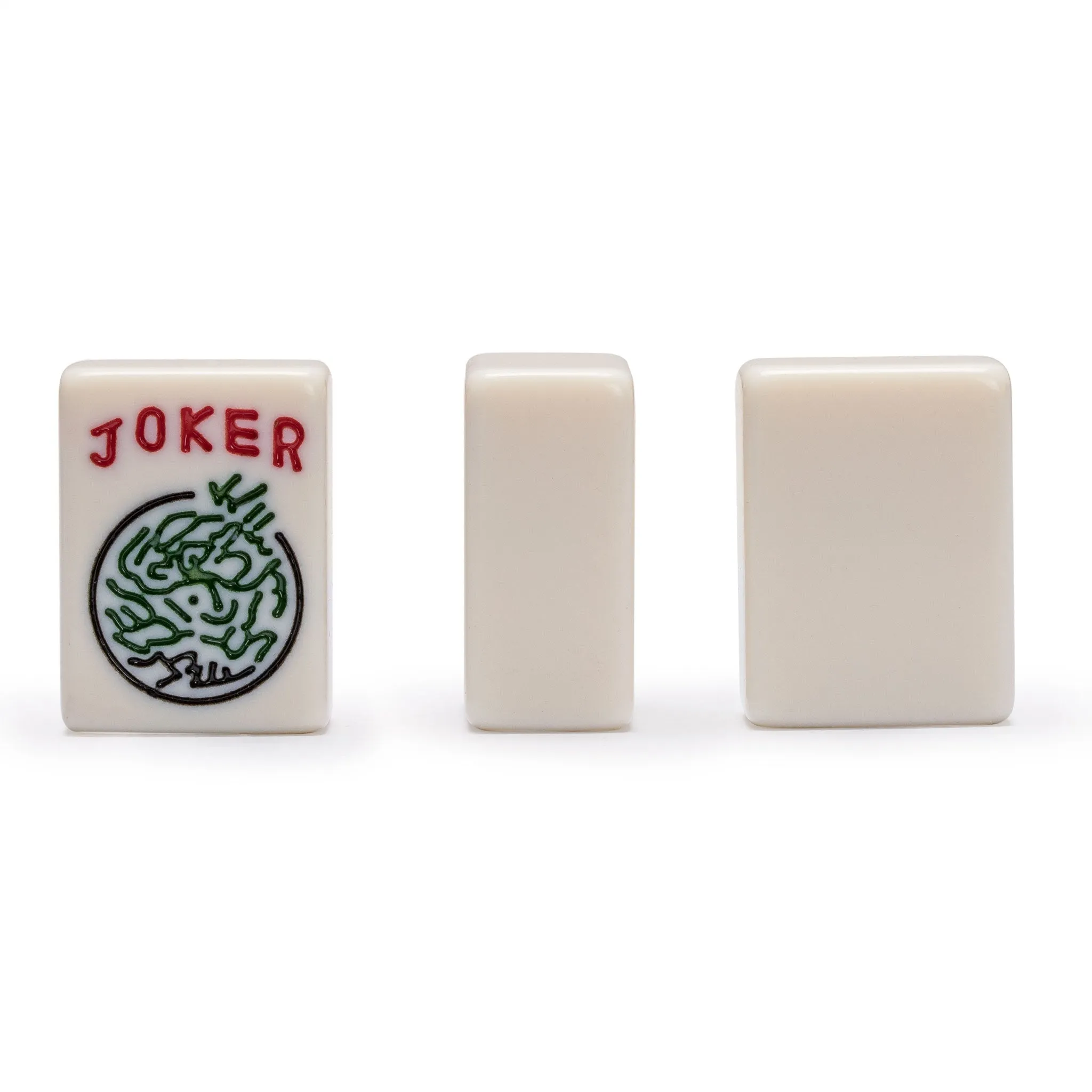 American Mahjong Set, "Heather" with Soft Case - Racks with Pushers, Scoring Coins, Dice, and Wind Indicator