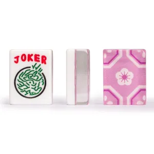 American Mahjong Tiles, "Sakura" - 166 Cherry Blossom Flower Acrylic Tiles