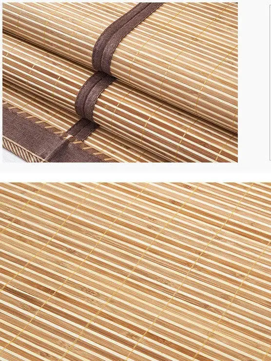 Bamboo Sleeping Mat Foldable Both Side Sheet Rug Floor Mat Cool Mat 双面折叠金砖系列竹席凉席 BMR03