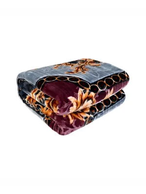 Bezzilish Home Luxury Style King Size Double Bed Blankets for Heavy Winter with Ultra Satin Special for Gift Purpose with Fancy Bag Packing | Multicolor (Color-03)