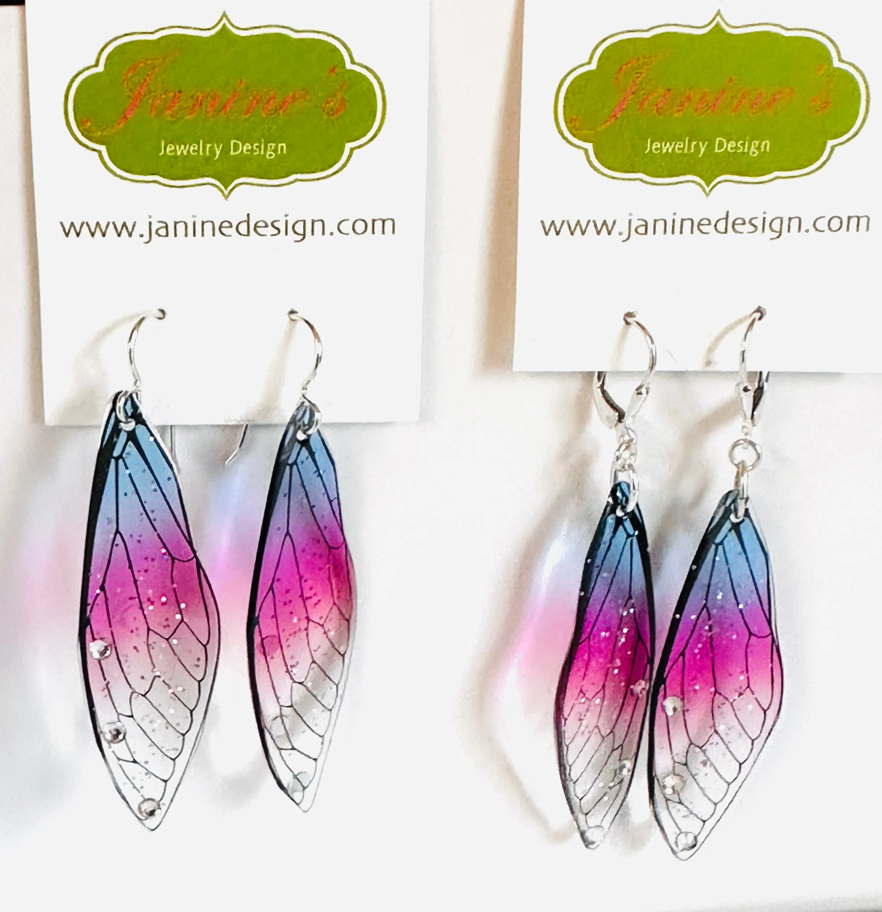 Butterfly Wing Earrings, Resin Wing, Wing Jewelry, Butterfly Earrings