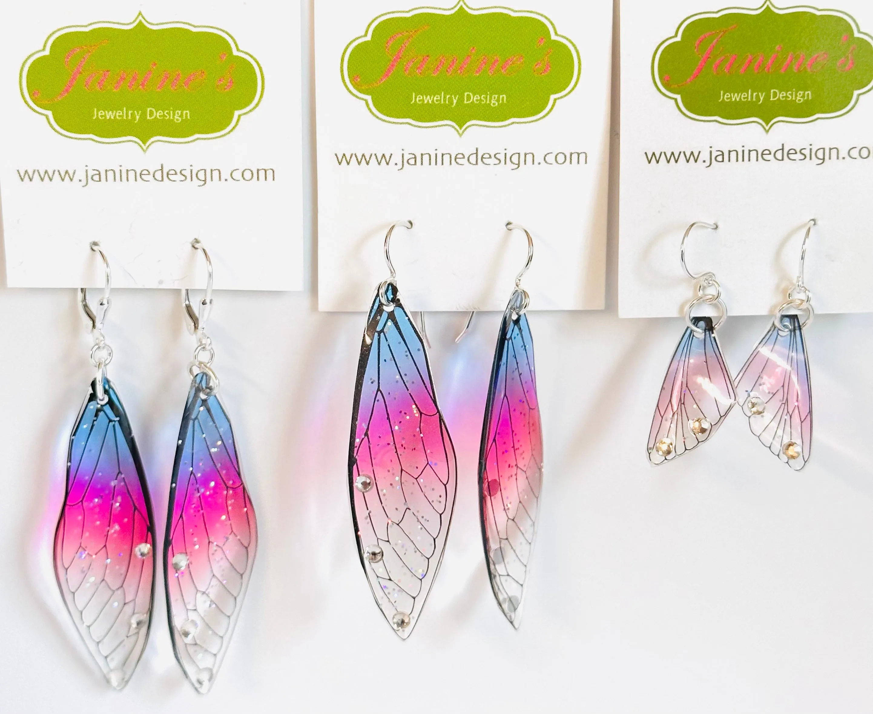 Butterfly Wing Earrings, Resin Wing, Wing Jewelry, Butterfly Earrings