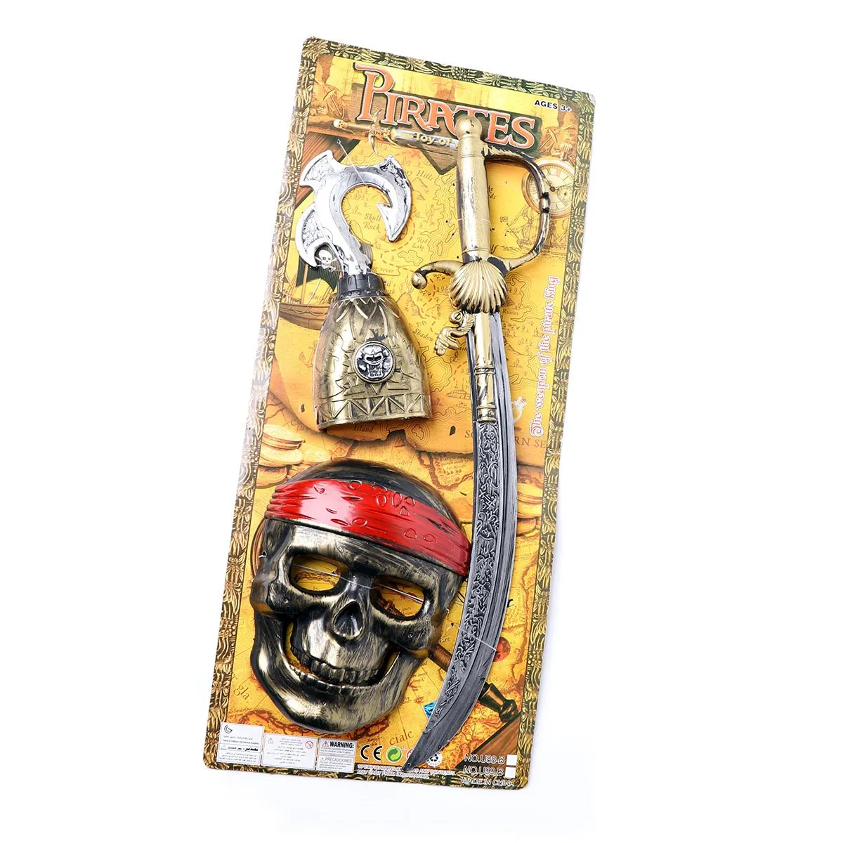 Caribbean Pirate Costume Accessories Set