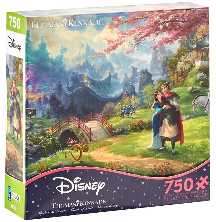 Ceaco - Thomas Kinkade - Disney Dreams Collection - Mulan - 750 Piece Jigsaw Puzzle