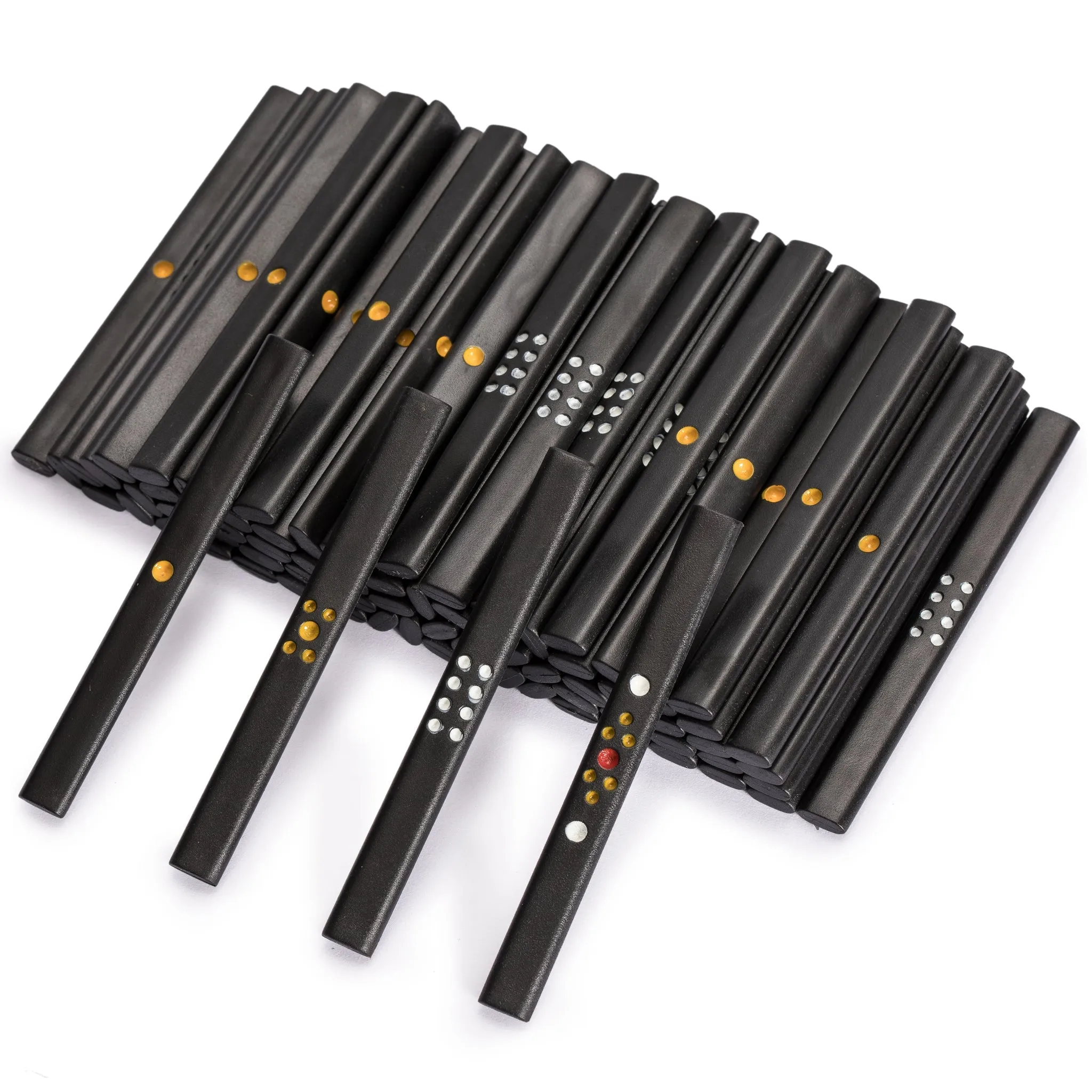 Chinese Mahjong Scoring / Betting Sticks (Black) - Set of 120