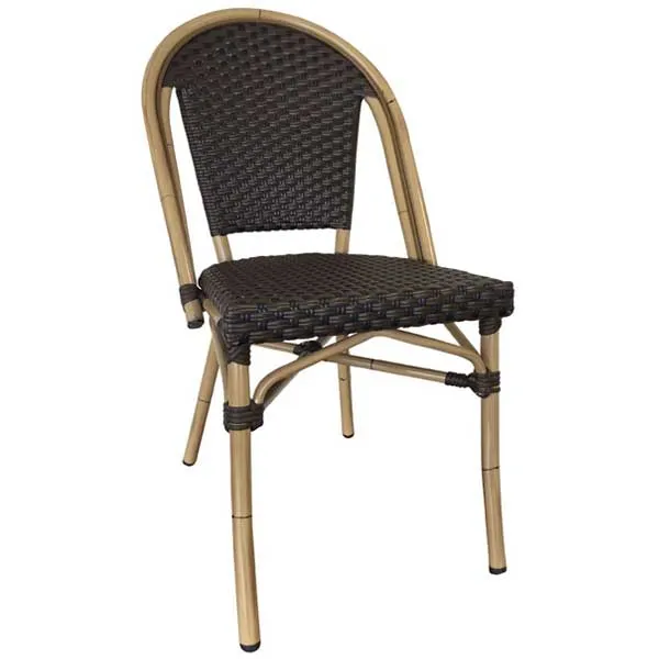 Classic French Bistro Cane & Wicker Furniture - Coffee Chair - Zambari