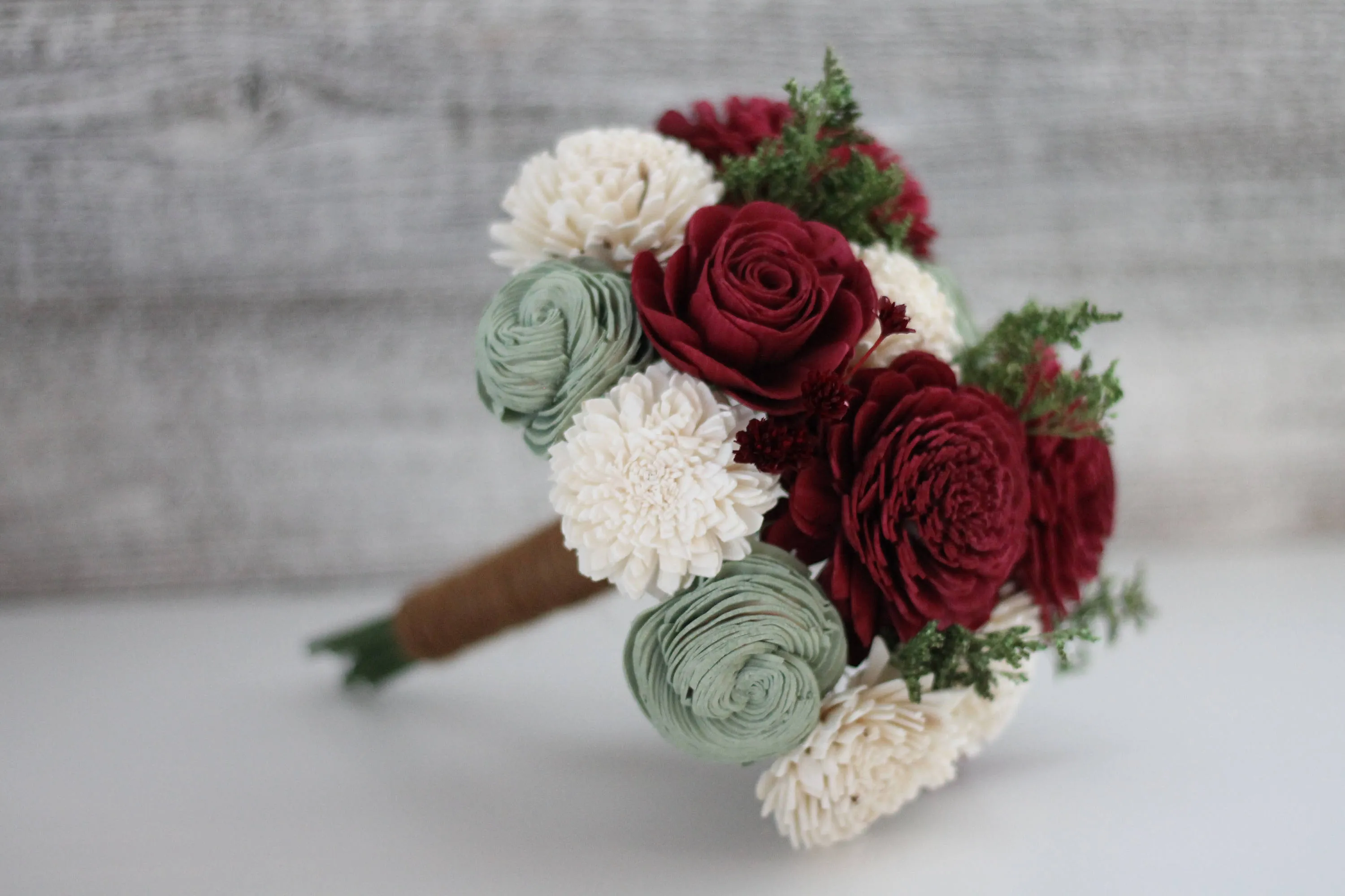 Classic Holiday Holi-Daze Wooden Flower Bouquet