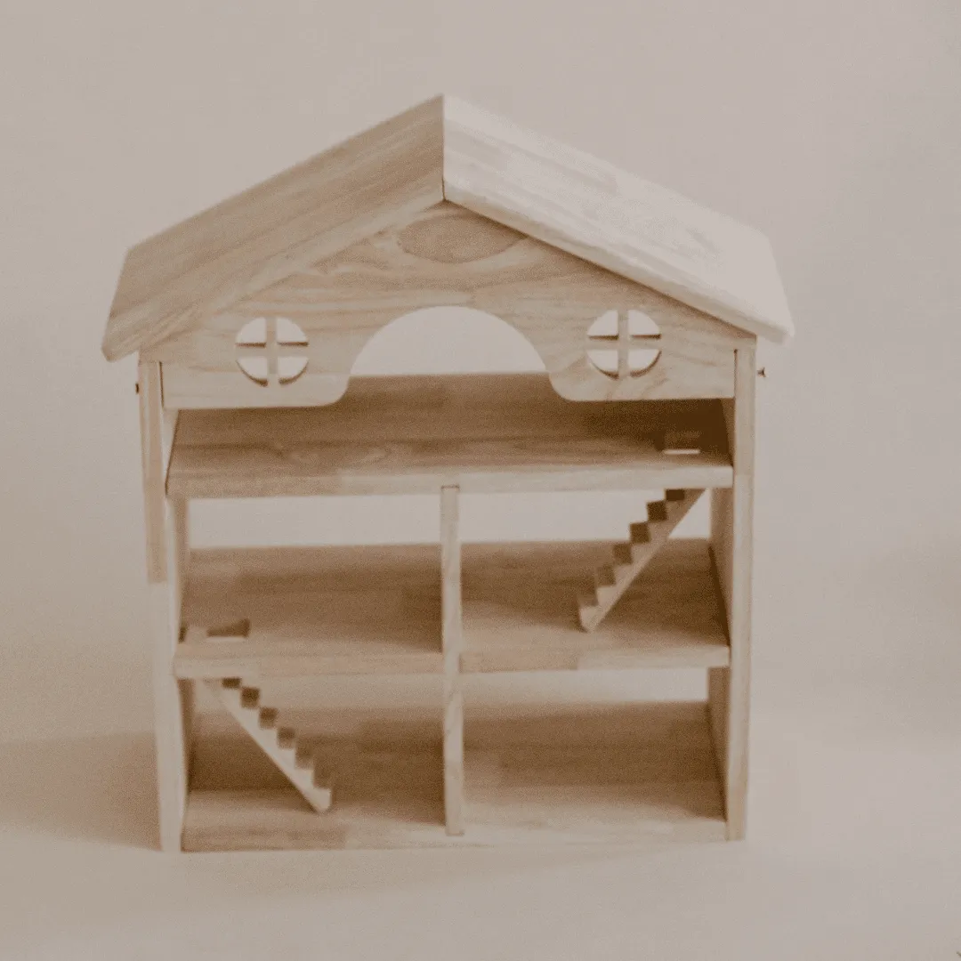 Classic Wooden Dollhouse