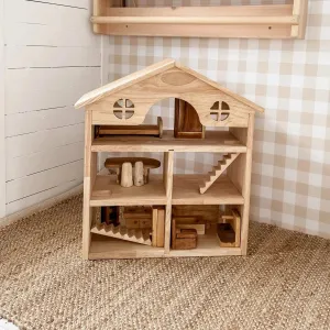 Classic Wooden Dollhouse