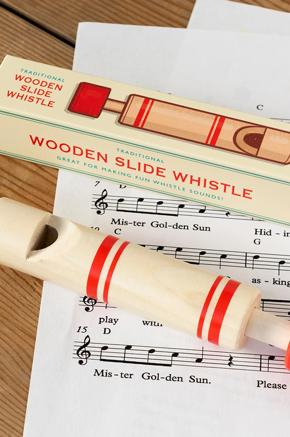 Classic Wooden Slide Whistle