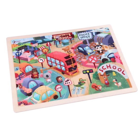 Classic World Animal City Jigsaw Puzzle 3 