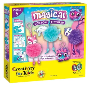 Creativity for Kids Magical Pom Pom Keychains