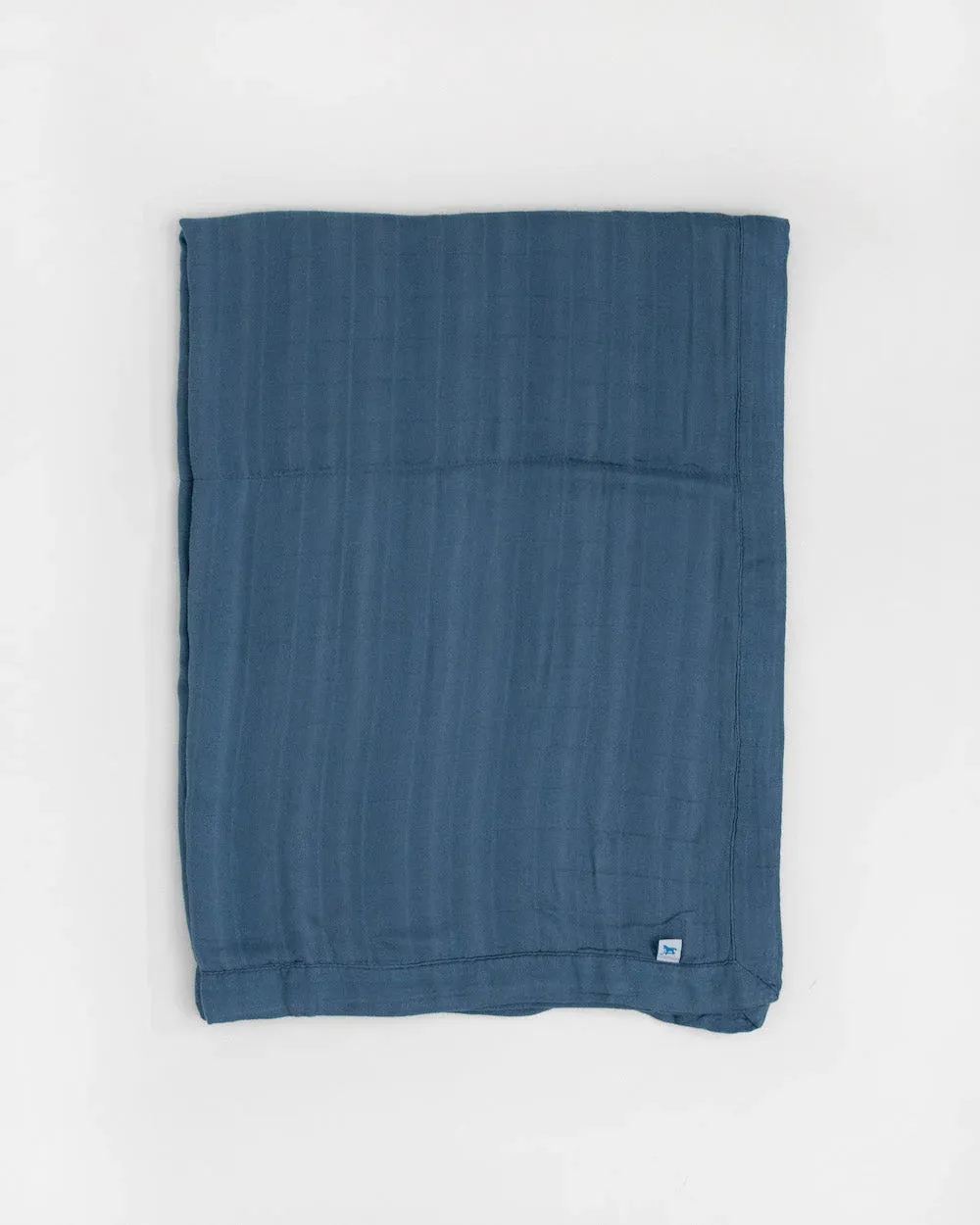 Deluxe Muslin Baby Blanket - Blue Dusk