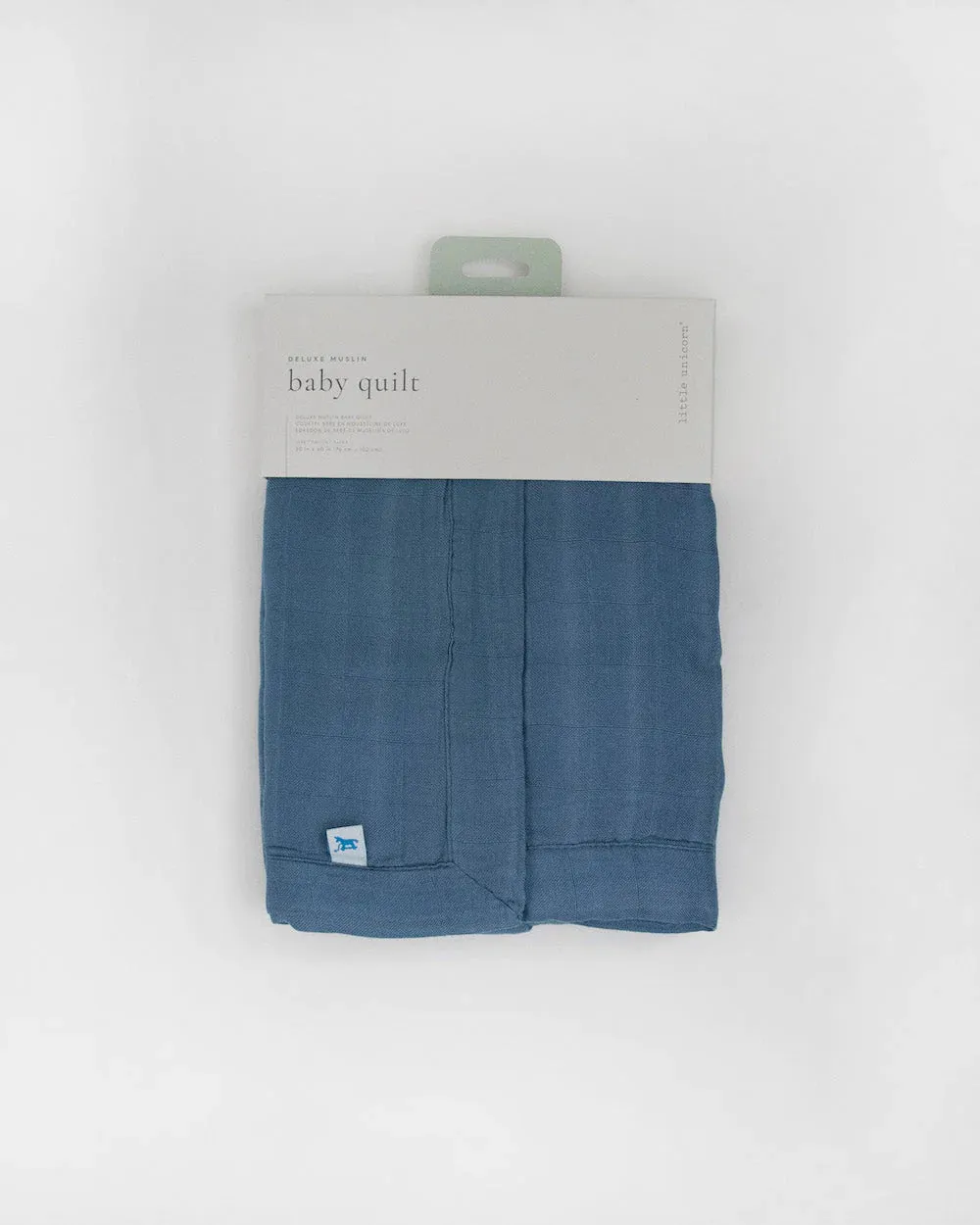 Deluxe Muslin Baby Blanket - Blue Dusk