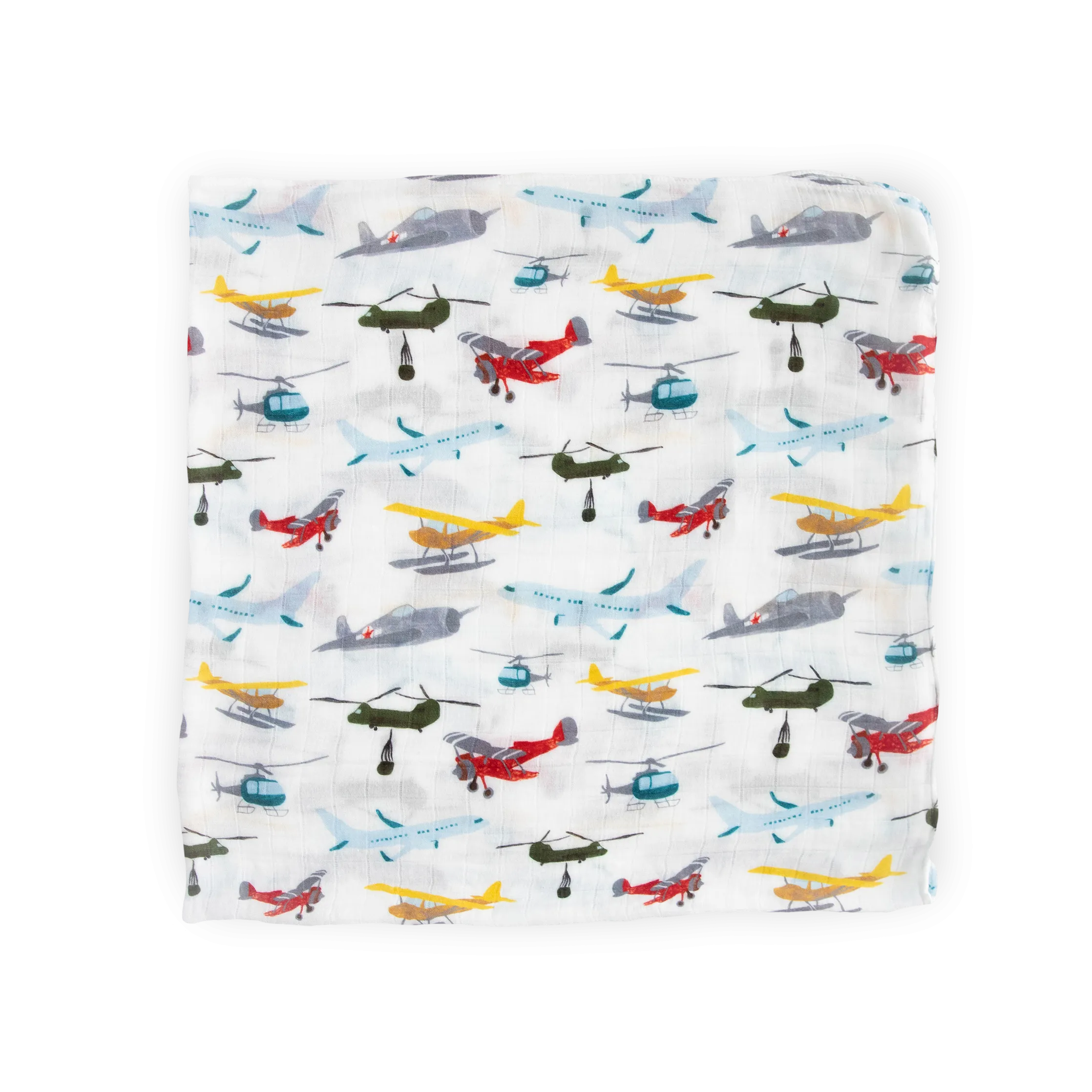 Deluxe Muslin Swaddle Blanket - Air Show