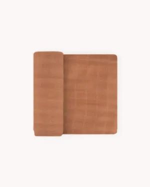 Deluxe Muslin Swaddle Blanket - Caramel