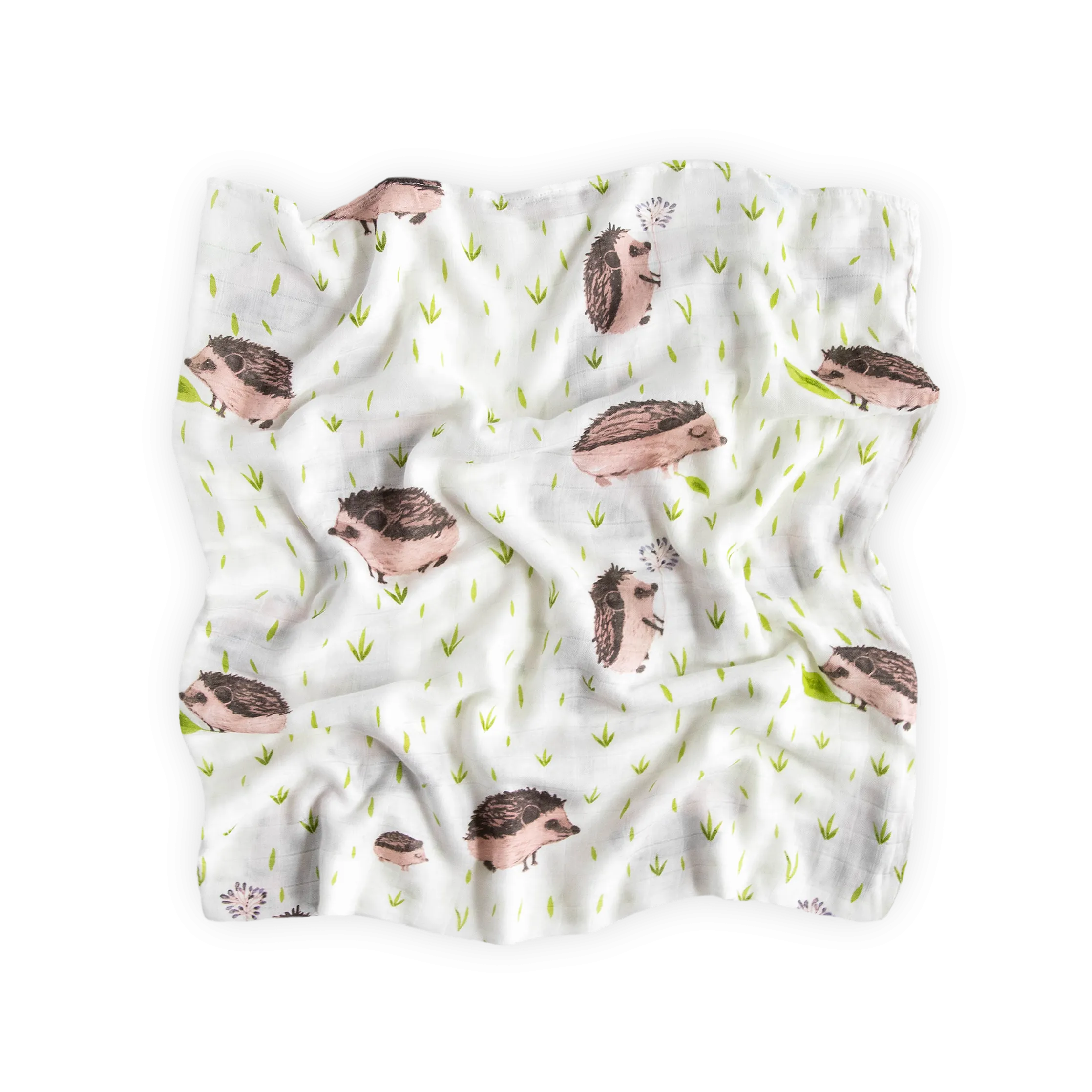 Deluxe Muslin Swaddle Blanket - Hedgehog