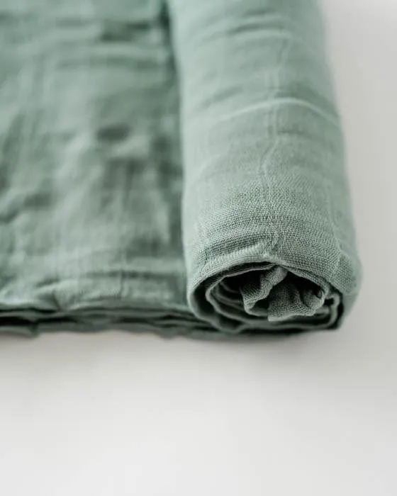 Deluxe Muslin Swaddle Blanket - Sage