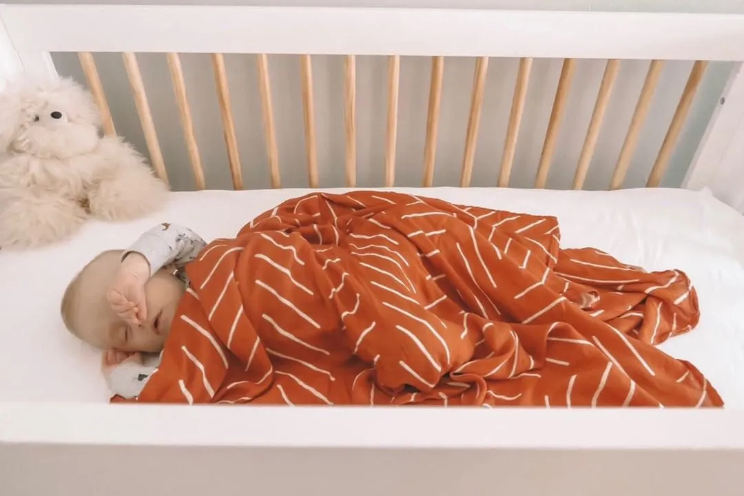 Deluxe Muslin Swaddle - Terracotta