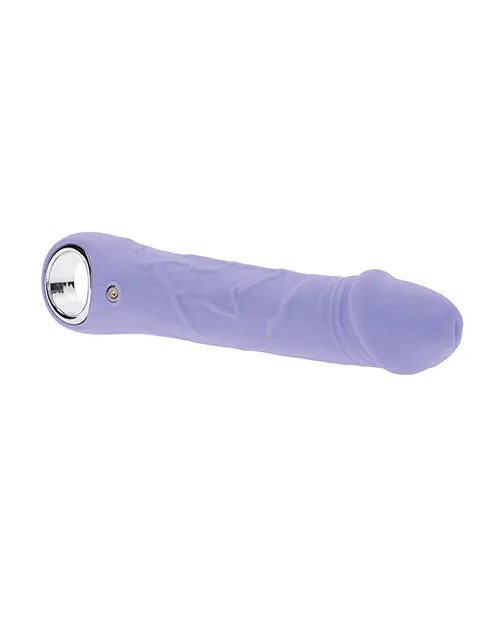 Enhanced Purple Fantasy Realistic Vibrator - Luxurious, Lifelike Design