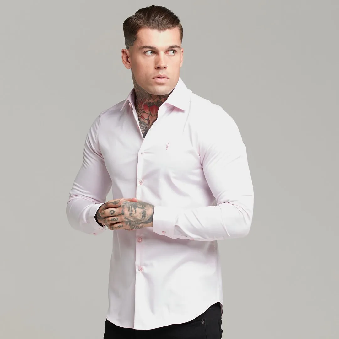 Father Sons Classic Pink Twill Cutaway Collar - FS600