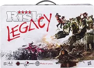 Hasbro Gaming Avalon Hill Risk Legacy Strategy Tabletop Game, Immersive Narrative Game, Miniature Board Game for Ages 13 and Up, for 3-5 Players