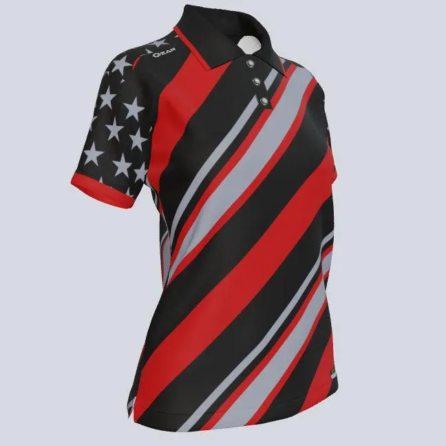 Ladies Bold Custom USA Polo