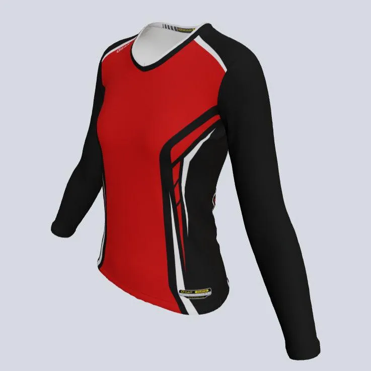 Ladies Long Sleeve Borg Jersey