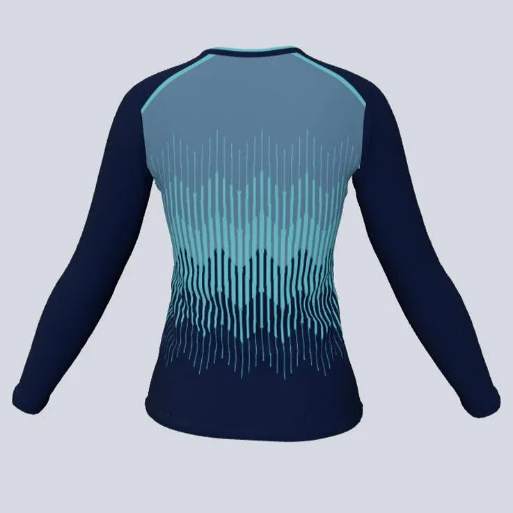 Ladies Long Sleeve Ghost Fade Jersey