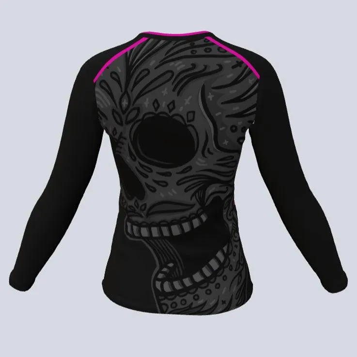 Ladies Long Sleeve Skull Candy Jersey