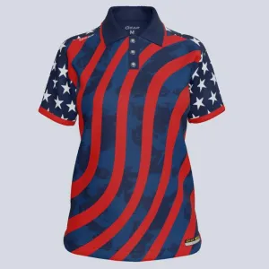 Ladies Merica Custom USA Polo