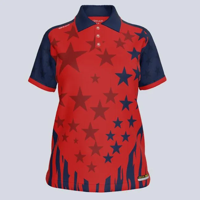 Ladies Pride Custom USA Polo