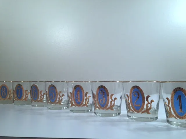 Libbey Mid-Century Crown Collection - Numero (Set of 8 Glasses)