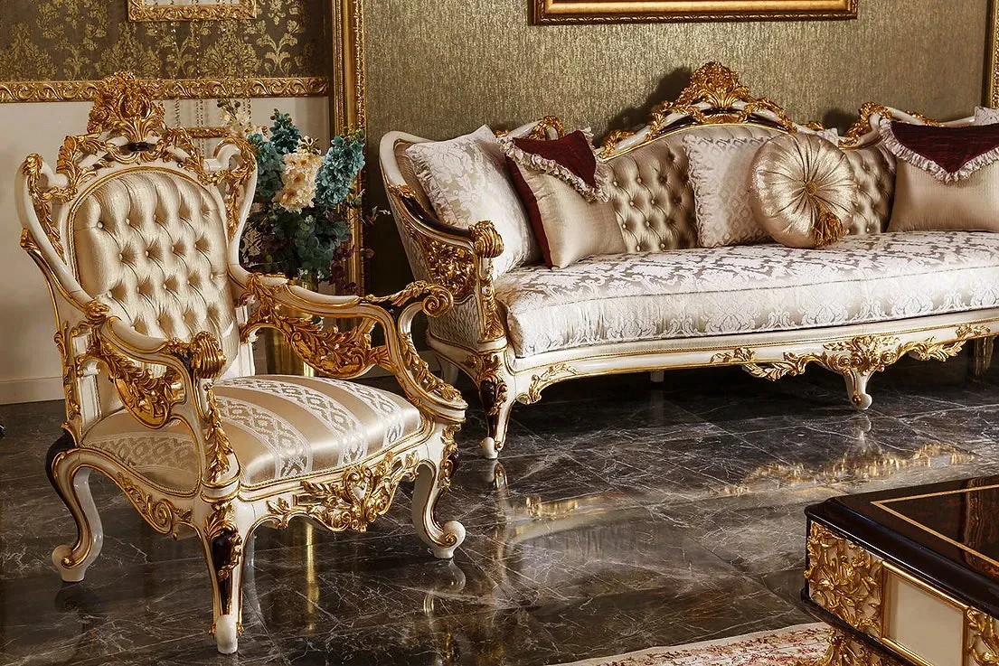 Luxury European Style High-End Carving Sofa Set