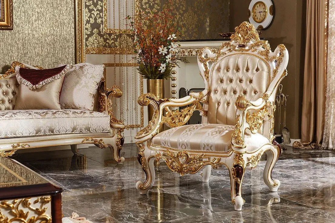 Luxury European Style High-End Carving Sofa Set