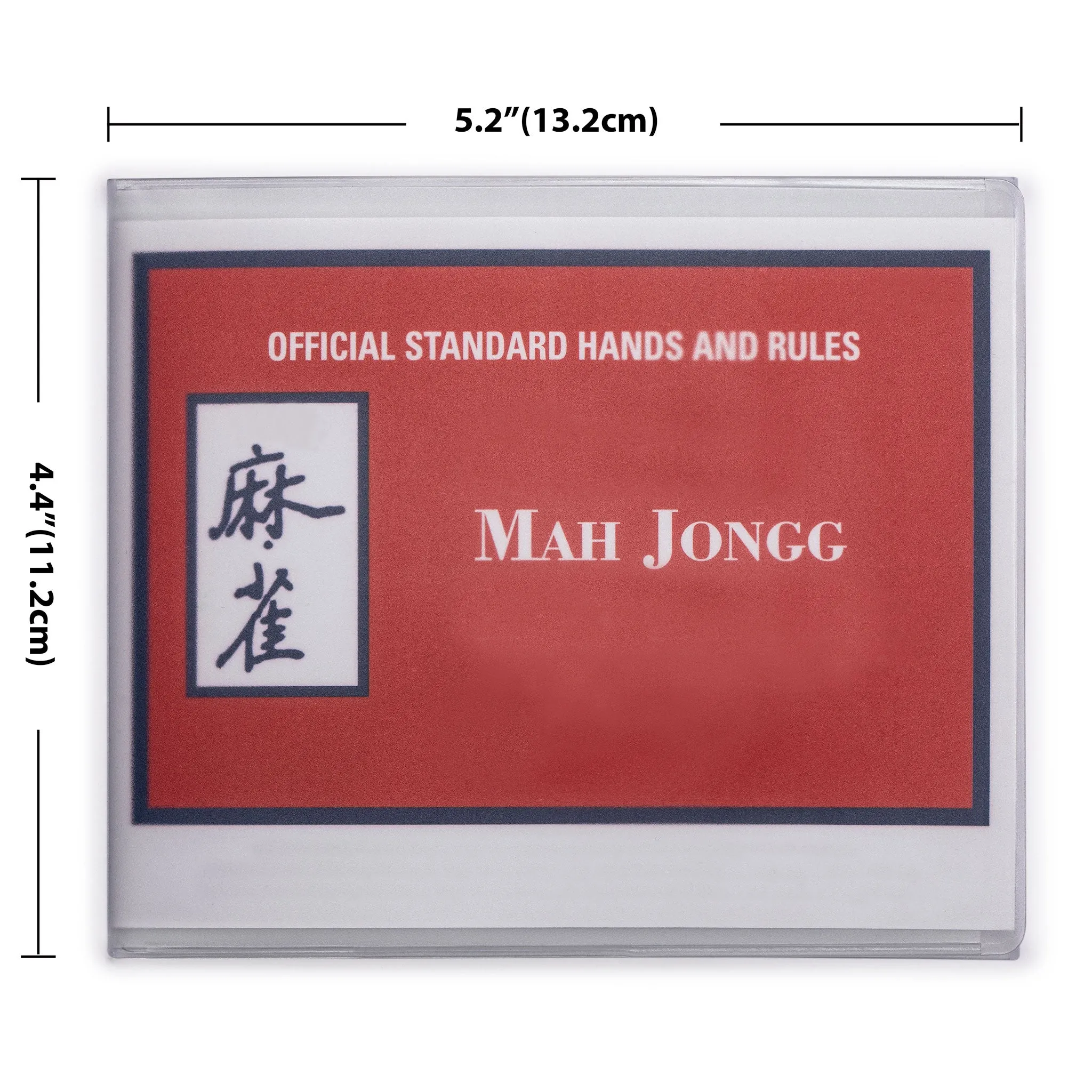 National Mah Jongg League Scorecard Cover 2023 Edition- Standard (Fits 5.13 x 4" Mahjong Score Card)