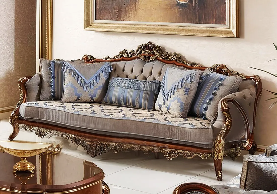 Royal Style Handmade Vitena Sofa Set