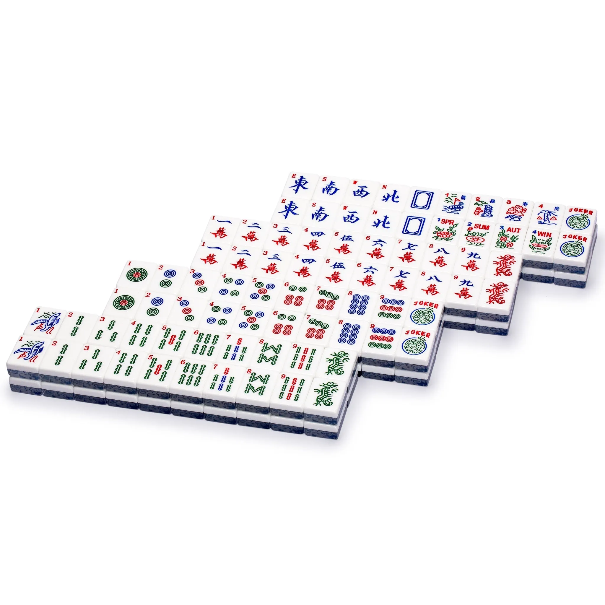 Set of 166 American Mahjong Tiles, "Chinoise" (Tiles Only Set)