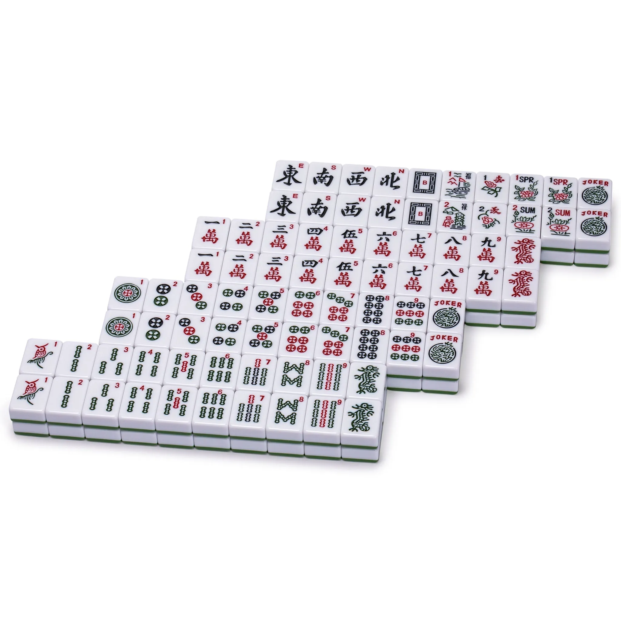 Set of 166 American Mahjong Tiles, "Huntington" (Tiles Only Set)