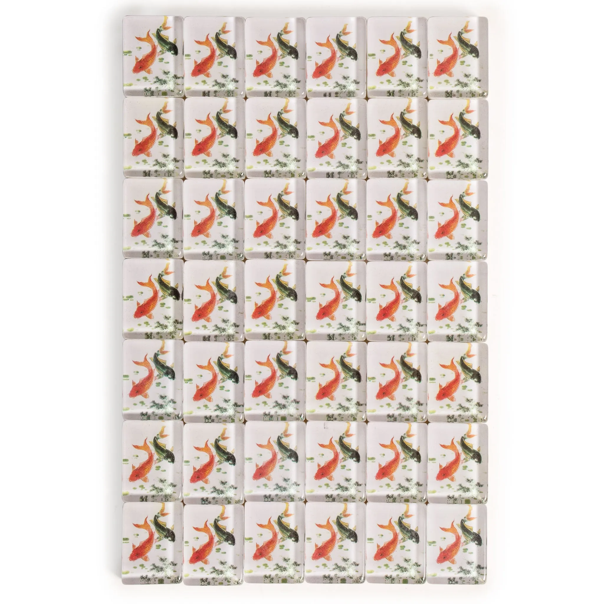 Set of 166 American Mahjong Tiles, "Koi" (Tiles Only Set)