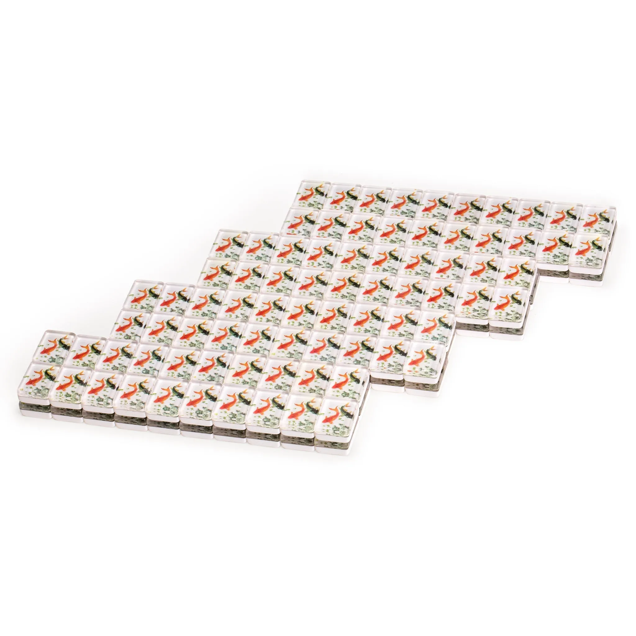 Set of 166 American Mahjong Tiles, "Koi" (Tiles Only Set)