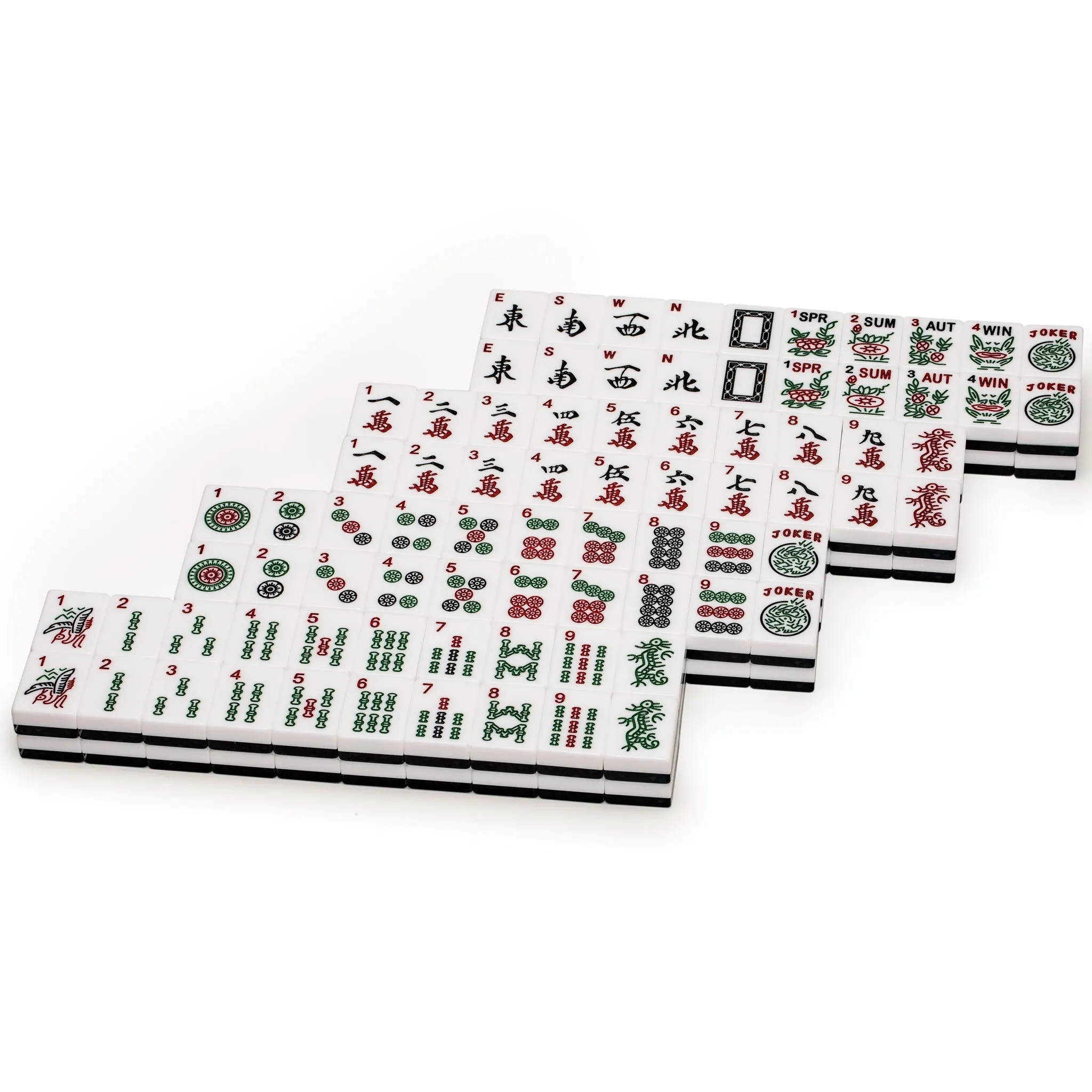 Set of 166 American Mahjong Tiles, "Oceana" (Tiles Only Set)