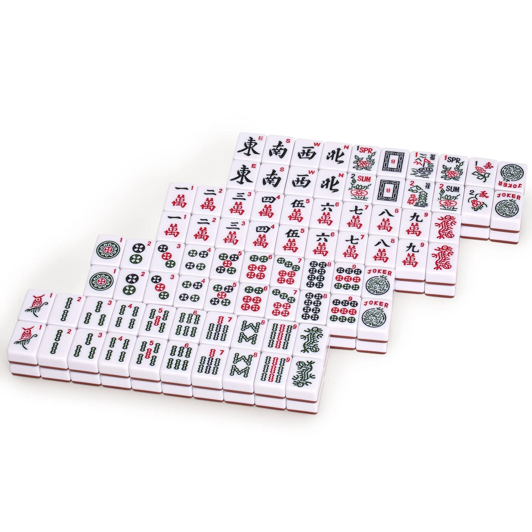 Set of 166 American Mahjong Tiles, "Pattaya" (Tiles Only Set)