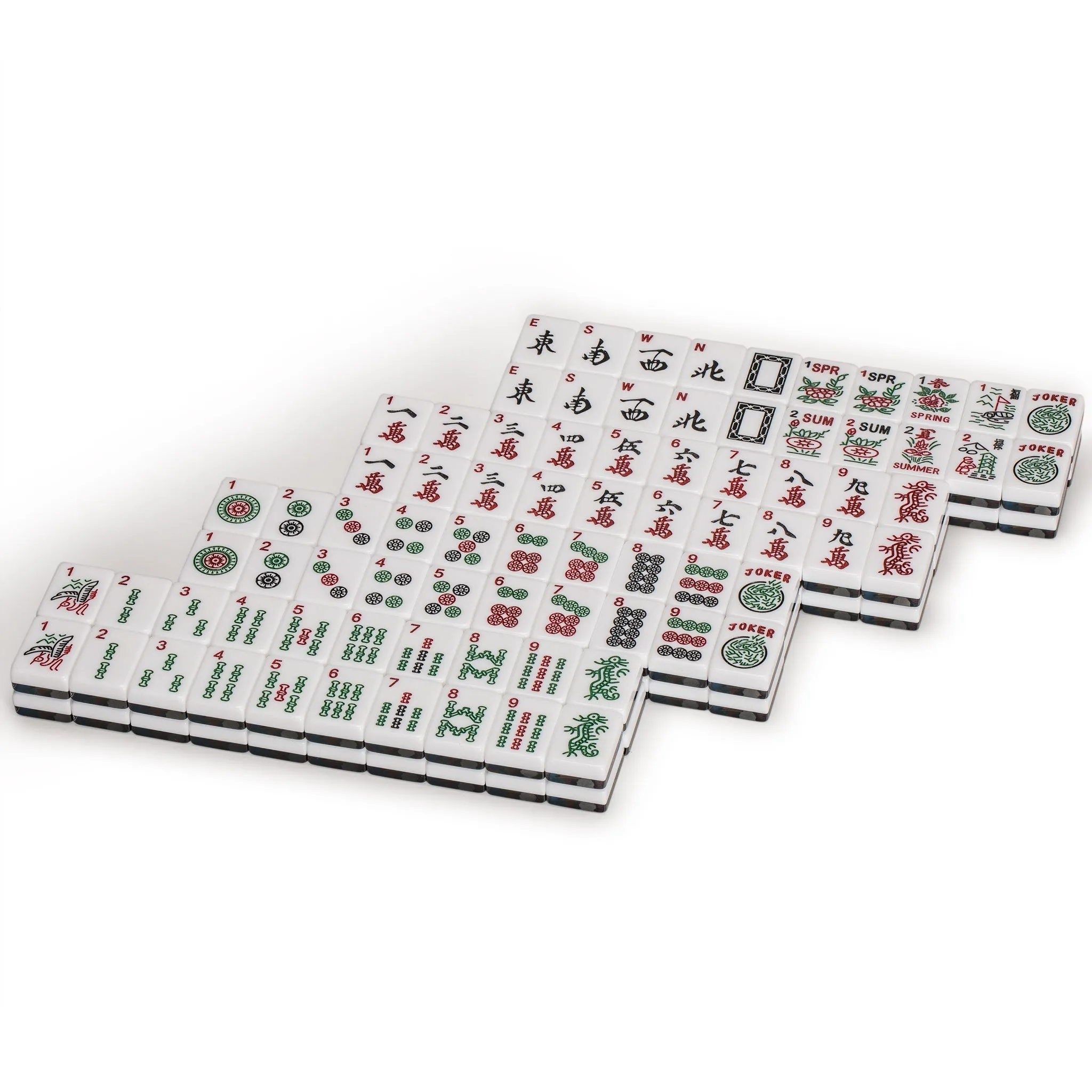 Set of 166 American Mahjong Tiles, "Toucan"